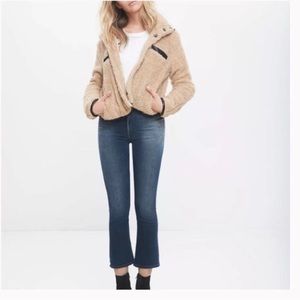 MOTHER Denim Insider Crop Repeating Love